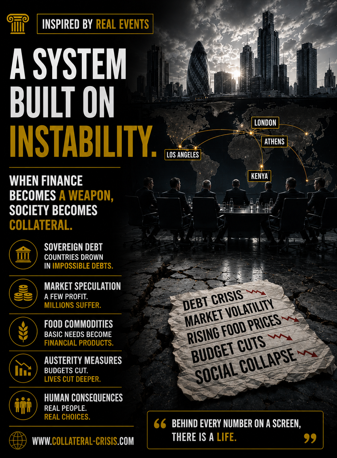 Economic and financial crisis story slide 4
